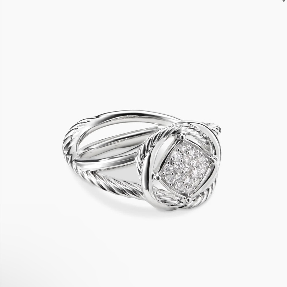 DAVID YURMAN Infinity Ring with Diamonds, 13mm
